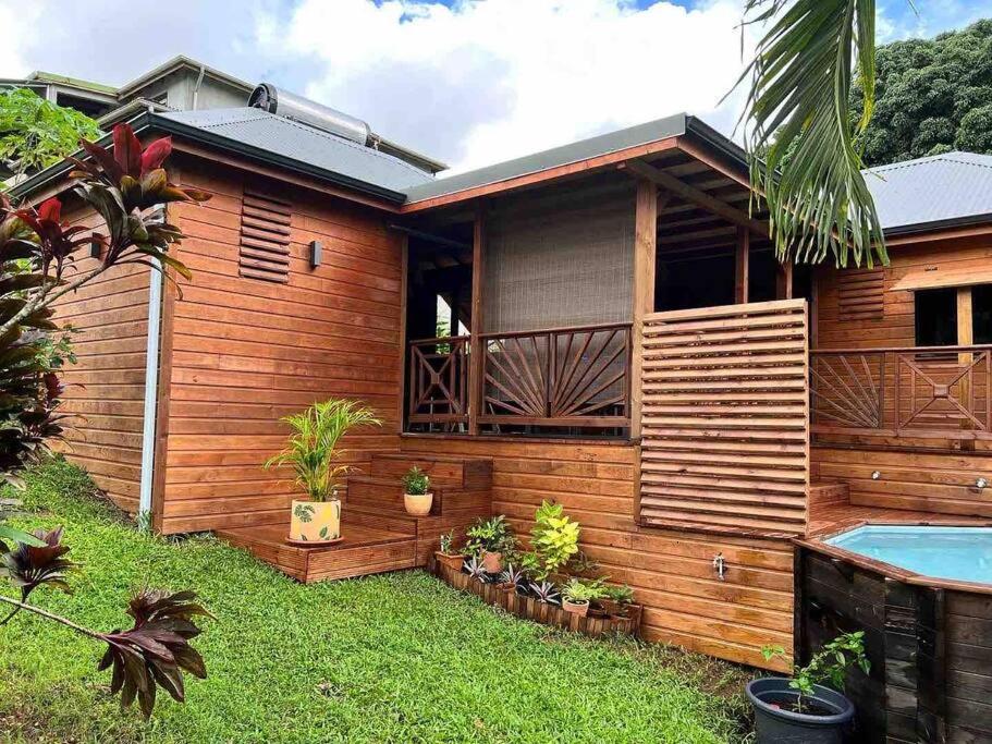 La Kaz A Pepes, Charmant Logement Avec Piscine Lamentin ภายนอก รูปภาพ