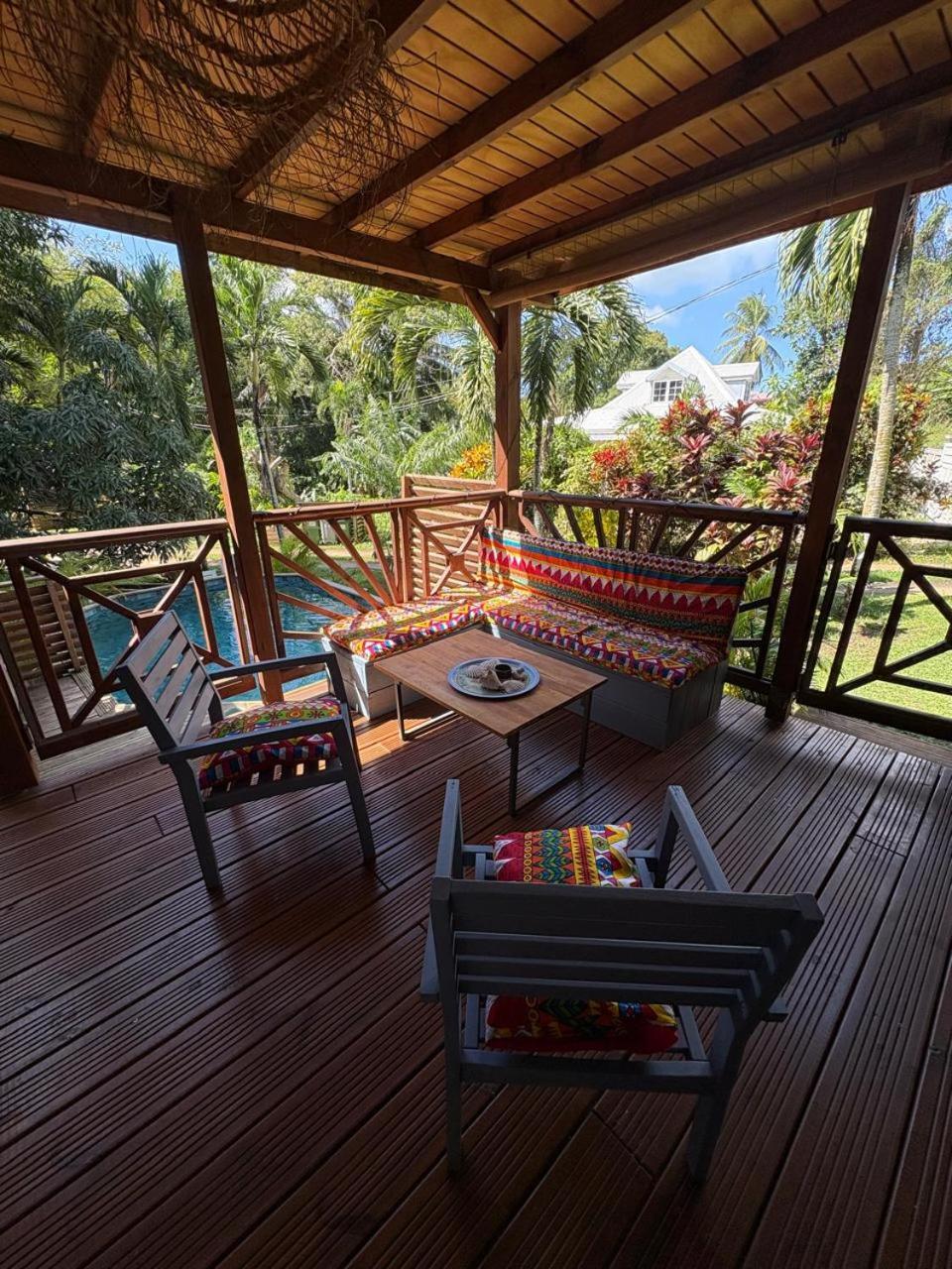 La Kaz A Pepes, Charmant Logement Avec Piscine Lamentin ภายนอก รูปภาพ